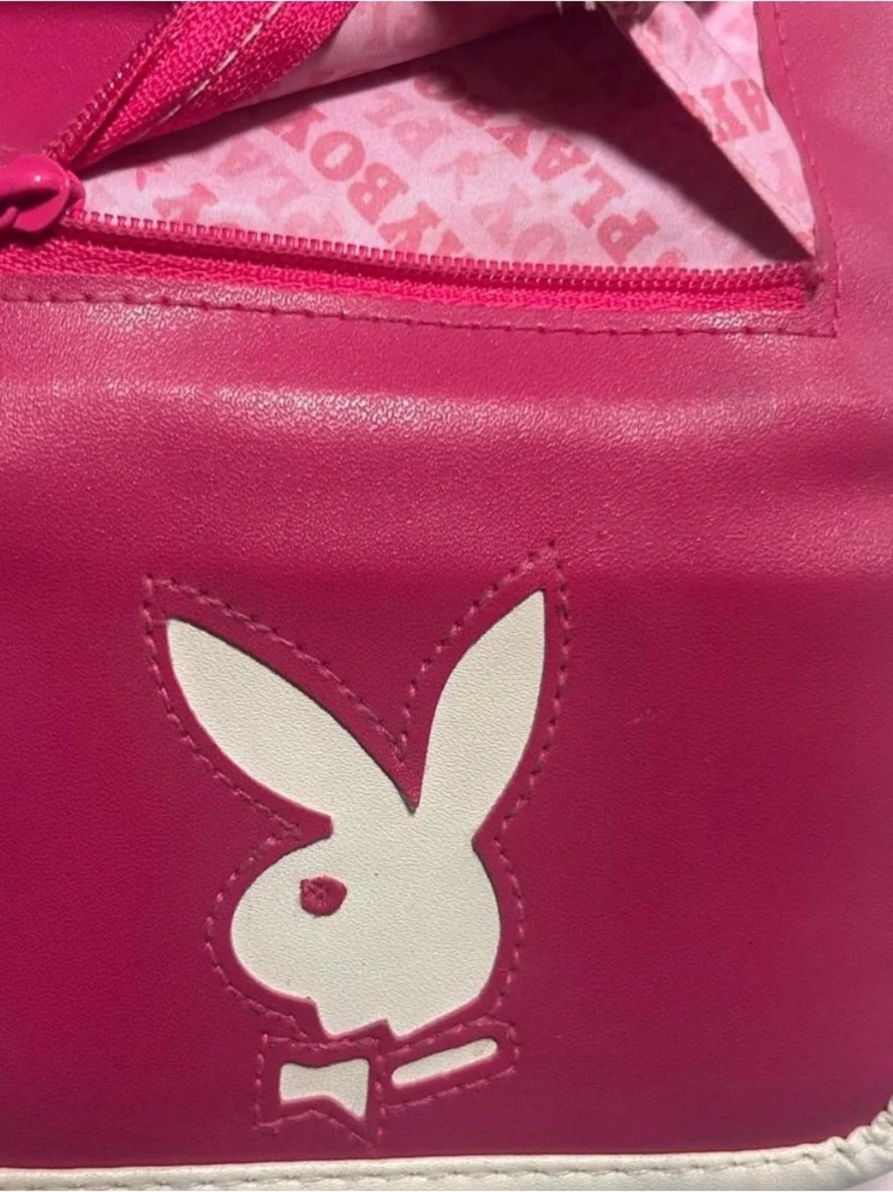 PLAYBOY Hot Pink and White Bunny Logo Wallet